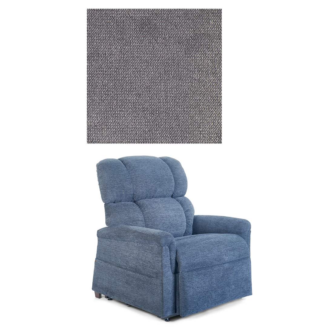 Golden Tech PR531 Comforter Power Lift Recliners - Small & Medium - Sterling